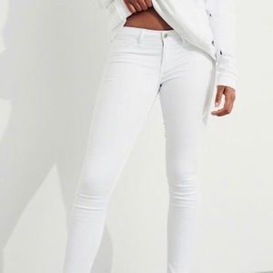 Hollister white jeans